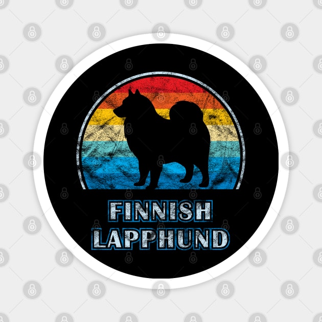 Finnish Lapphund Vintage Design Dog Magnet by millersye